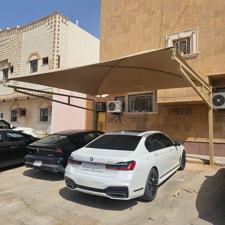 مظلات سيارات حي الاتصالات الدمام